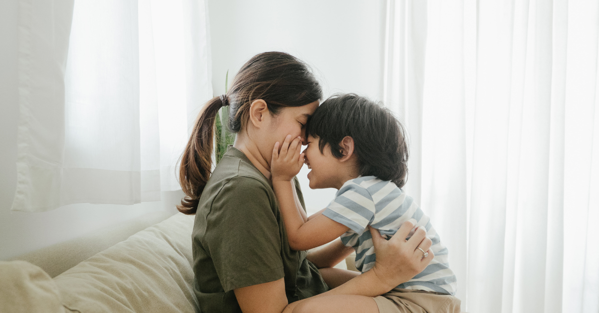 mother with her son