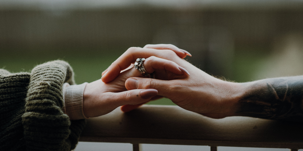 hands holding 
