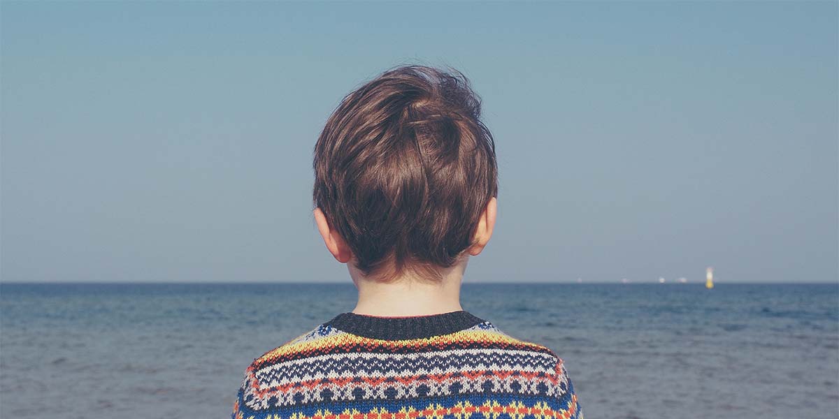 Child's back
