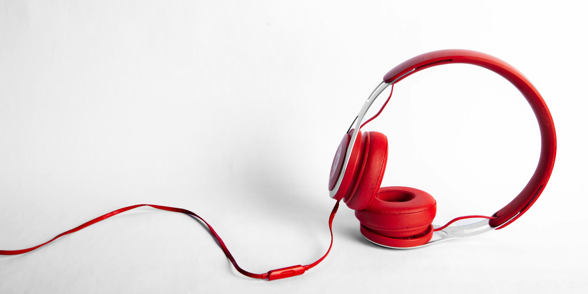 Red headphone